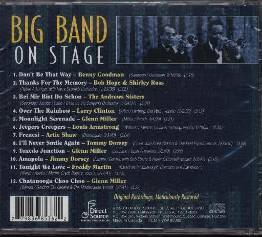 Various Artists - Big Band On Stage - Click Image to Close